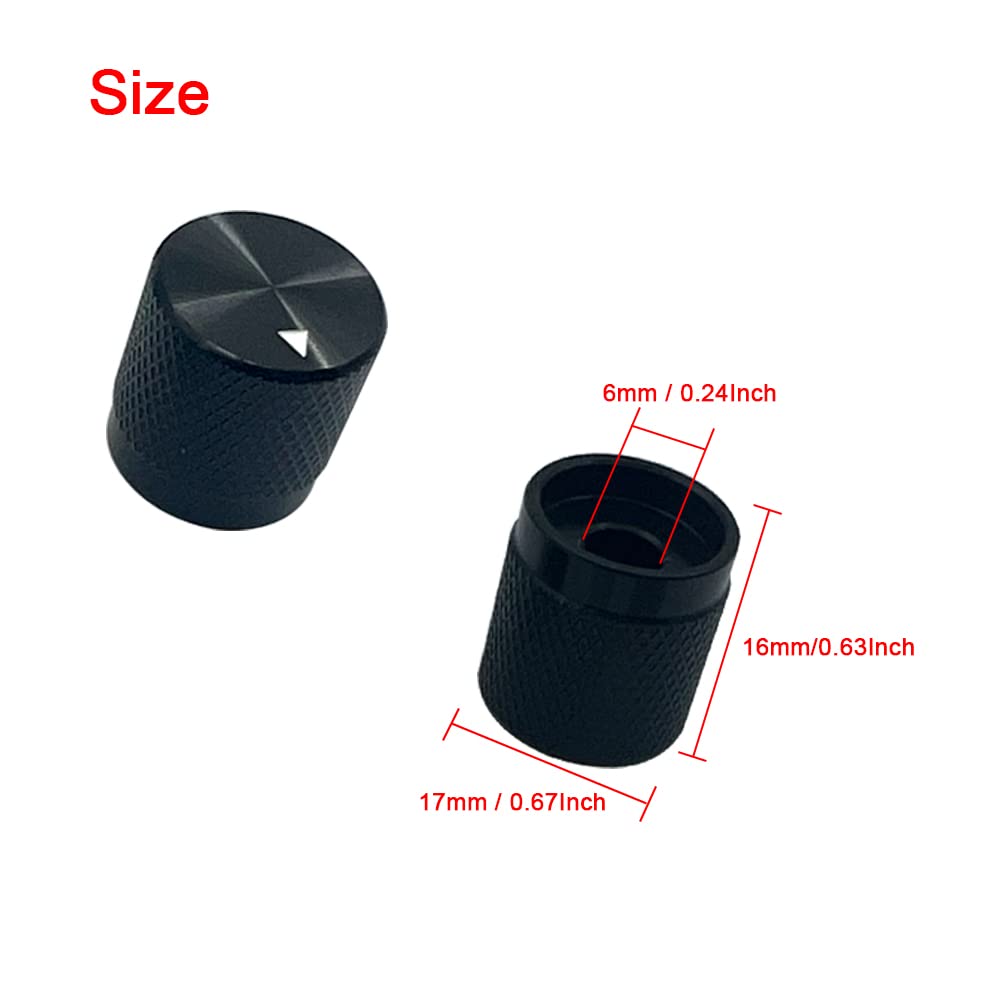 Manopola Di Controllo 1/4 In Vasi A Cima Piatta Con Vite Per - Foto 10