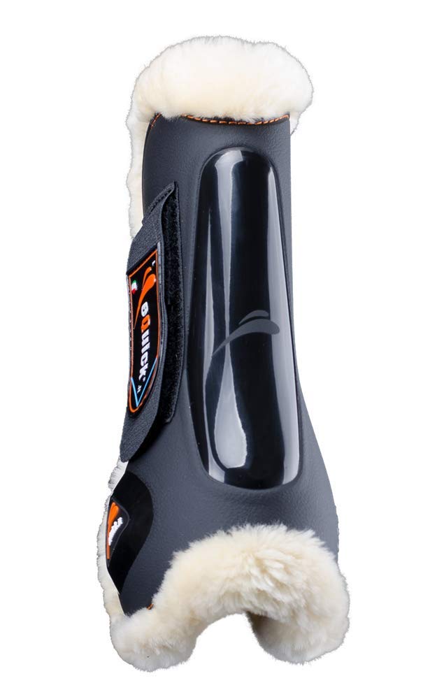 EQUICK Protector del tendón Delantero del Caballo eLight Fluffy