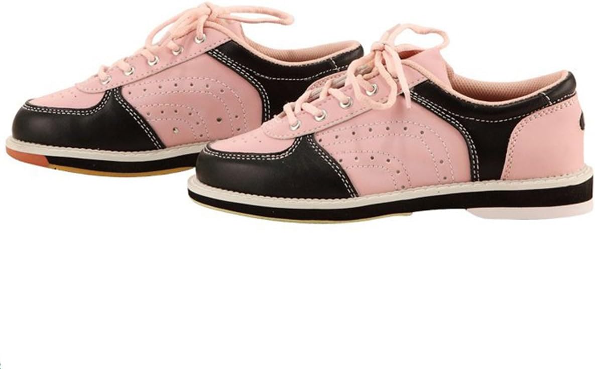 Women's Athletic Bowling Shoe Breathable Lightweight Classic Bowling Trainer Shoe Comfortable Non-Slip Professional Soft