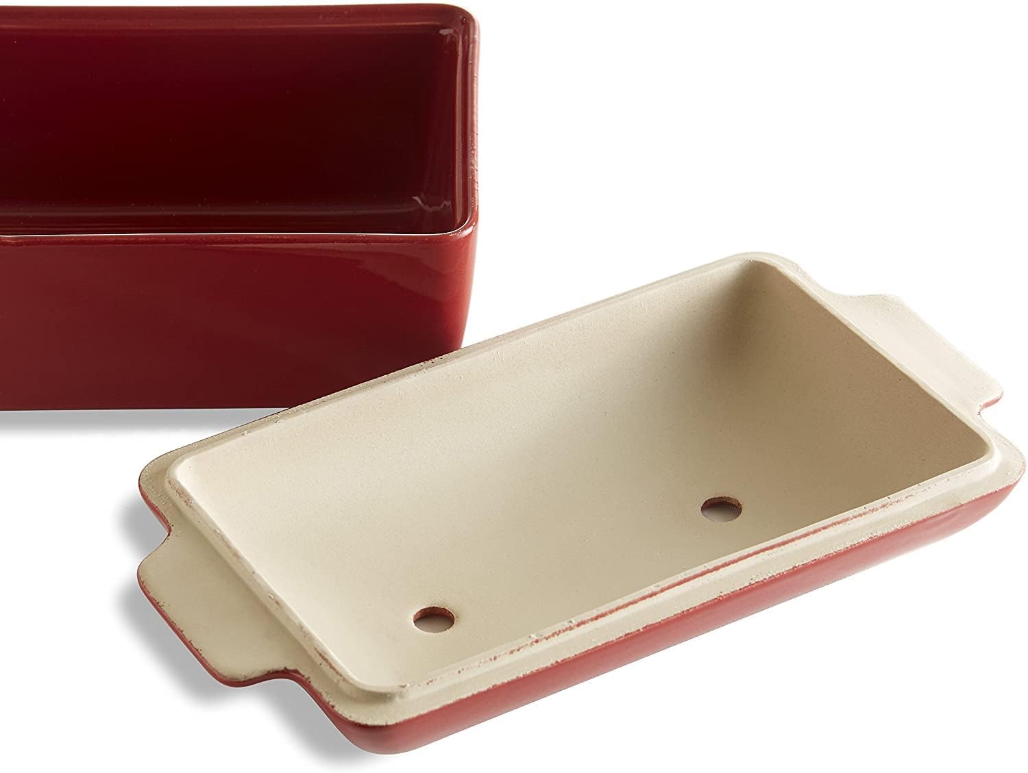 Emile Henry Bread Loaf Baker, Burgundy