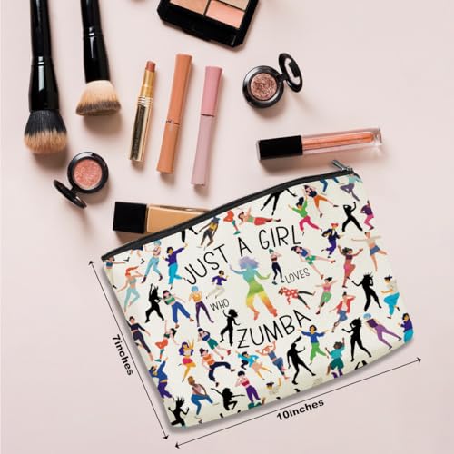 Funny Zumba Gifts for Women Dance Gifts for Zumba Lovers Makeup Bag Zumba Fitness Gift Cosmetic Bag for Zunba Lover Girl Friend Coworker Sister Dance Teacher Student Dancer Birthday Christmas2