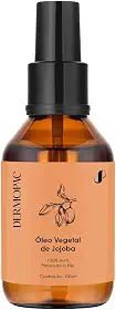Óleo Vegetal de Jojoba 100% Puro Toque Seco Cabelo Capilar Pele Facial Corporal, Prensado a Frio, Dermopac 100ml
