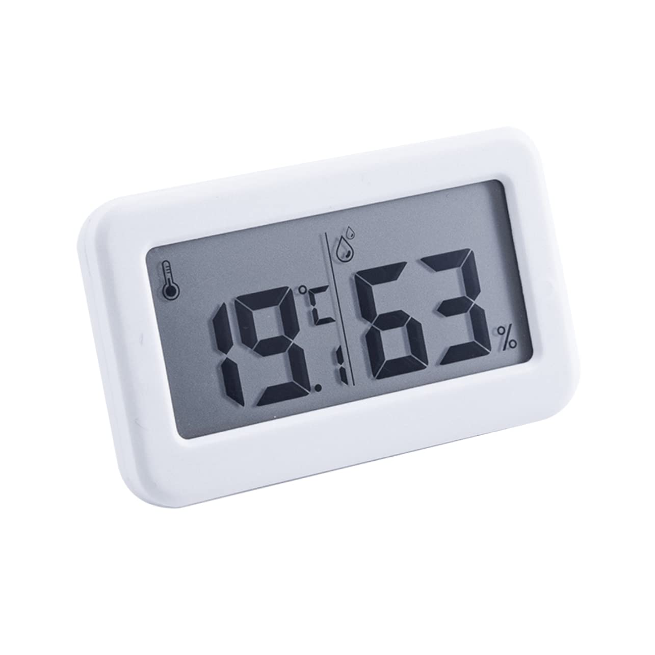 MOLUCKFU 1pc Digital Temperature and Humidity Gauge Clock Slim Electronic Hygrometer Alarm for Home and Bedroom Use Displays Temperature and Humidity Simultaneously