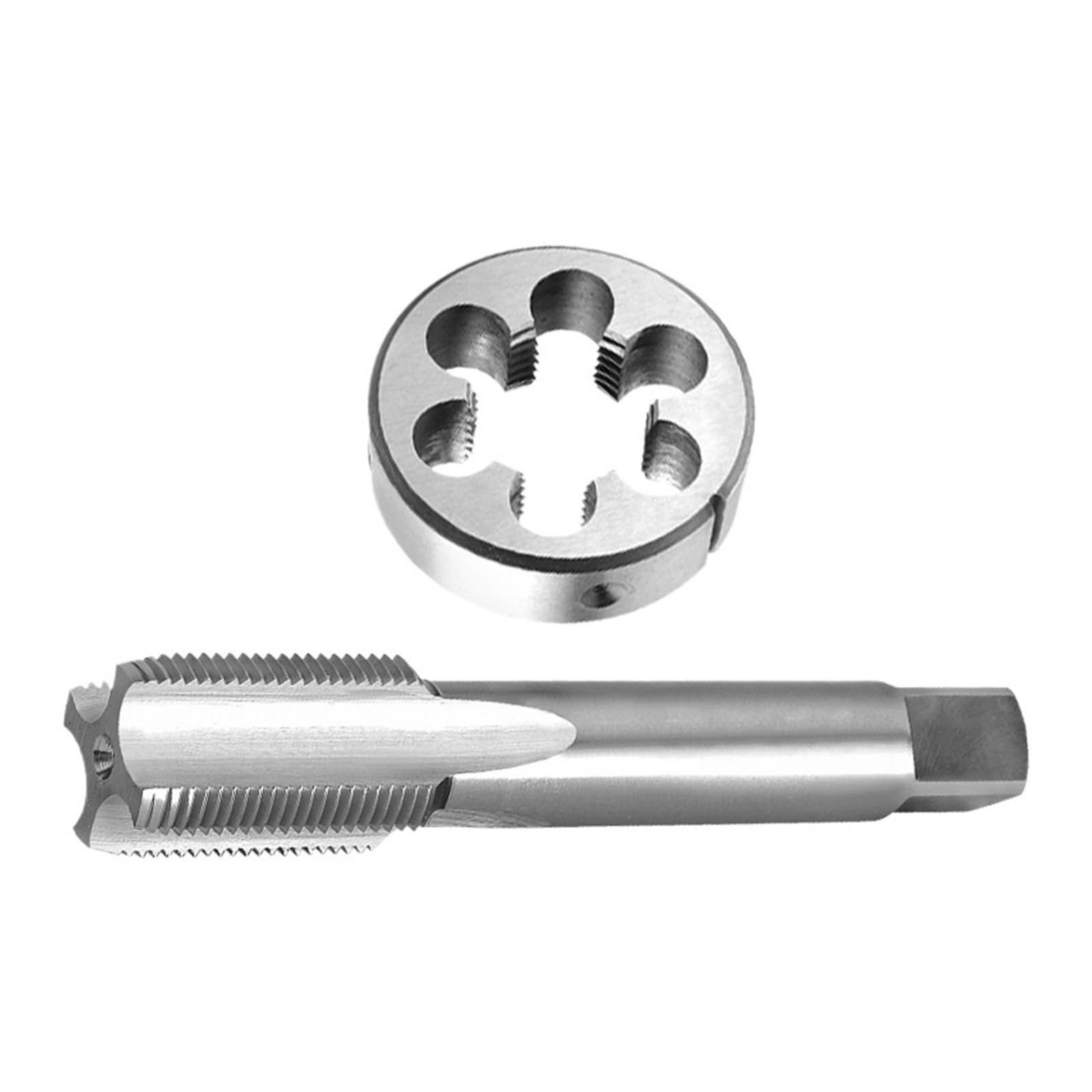 Xchiaueo M27x1.5 Tap And Die Set Right Hand Metric Machine Thread And Round
