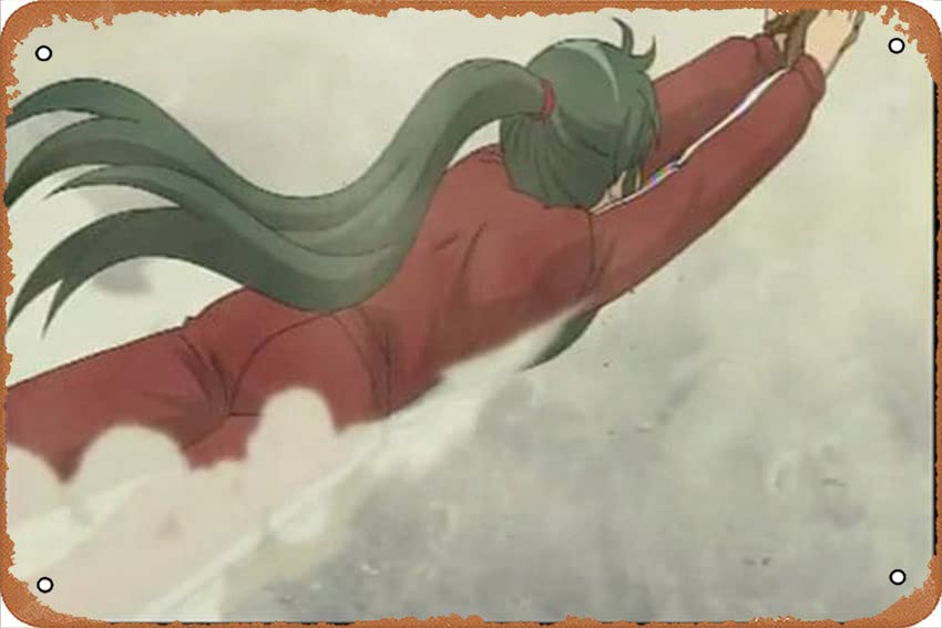 sfsdf AnimeFunny Metal Tin， Novelty Sign Metal Retro Wall Decor for Home,Street,outdoors，Gate,Bars,Restaurants,Cafes,Store Pubs Sign Gift 12 X 8 INCH Metal Sign