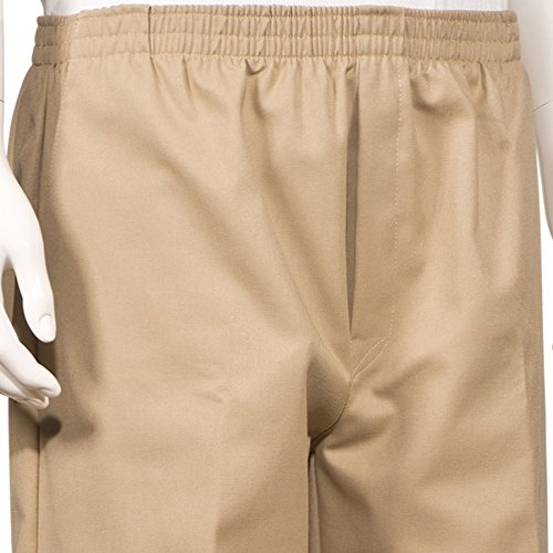 Benefit Wear Mens Full Elastic Waist Pants with Mock Fly3