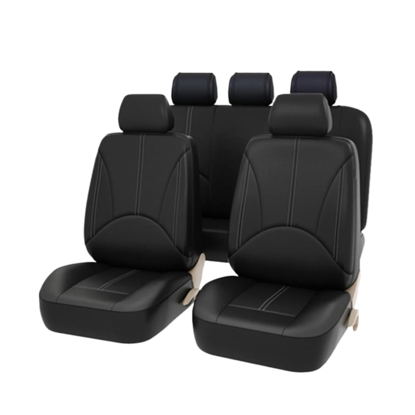 SWEPER Copri Seggiolino Auto Per MG 3 / Coprisedile universale per auto/Accessori auto Coprisedile Auto(5pcs-grey)