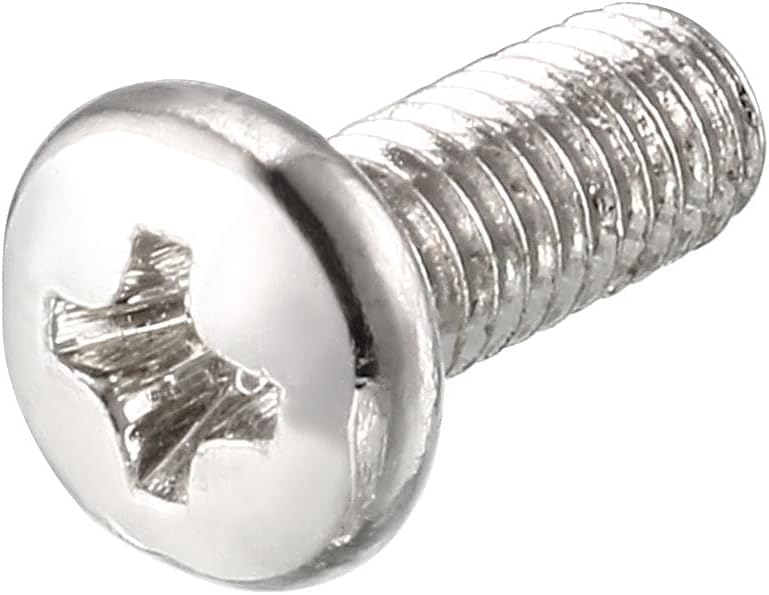 TOP-VIGOR 60Pcs Cross Pan Head Machine Screws, M4x10mm Phillips Round Head Screws Bolts for Machinery Furniture, Car - Image 3