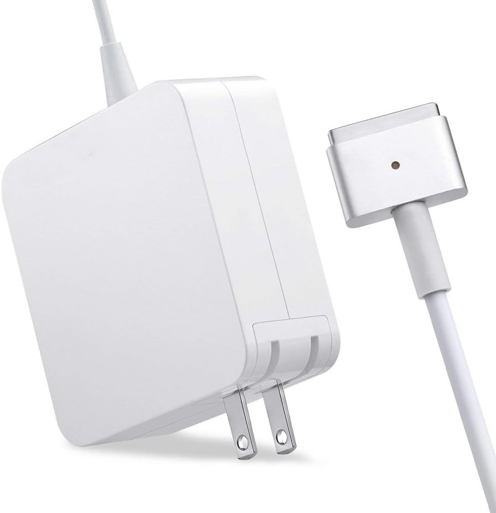 Mac Book Air Charger, Ac 45w 2 (T-Tip) Connector Power Adapter Charger for Mac Book Air 11-inch and 13 inch