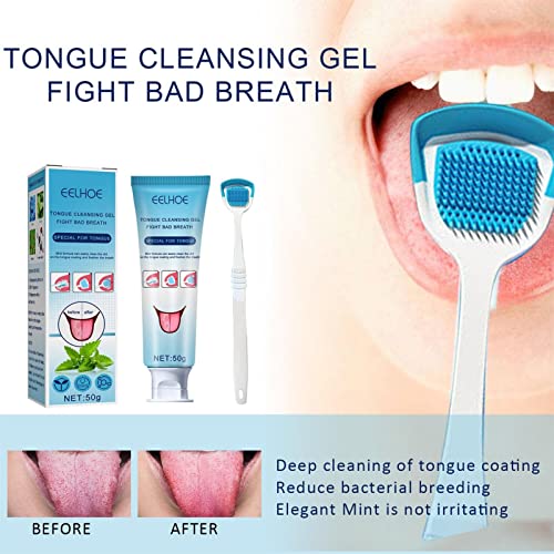 Tounge Crapper - Gel detergente con spazzola per