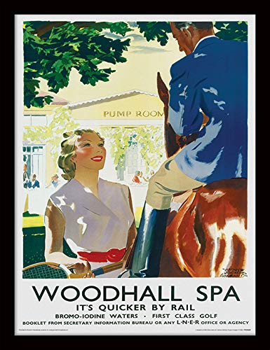 National Railway Museum Multi-Coloured 30 X 40 Cm Woodhall Spa (Pump Room By Andrew Johnson) Framed Print