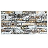 IZODEKOR Wandverkleidung Steinoptik Styropor 3D Wandpaneele - Verblender Steinoptik für Küche, Badezimmer, Balkon, Schlafzimmer, Wohnzimmer, Küchenrückwand und Teras | Hinterhof