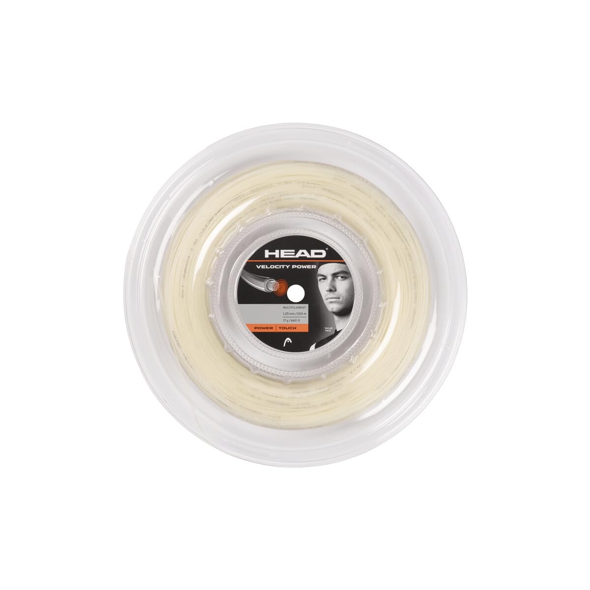 Head Velocity Power Rouleau de Cordes de Tennis 200 m