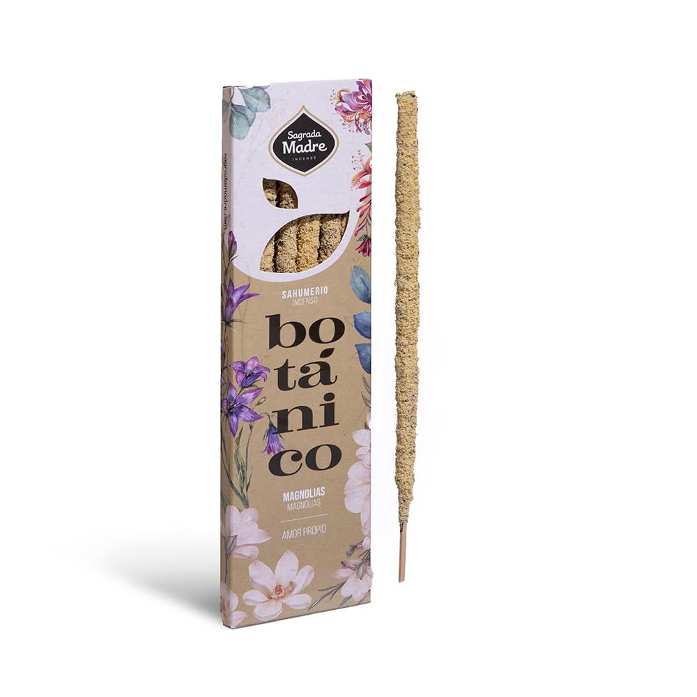 Sagrada Madre Organic Natural Colors - Botanical - Magnolias Incense Sticks