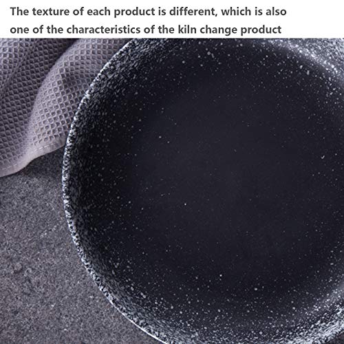 Japanese-Style Ceramic Tableware, Spray-Glazed Ceramic Bowl Nordic Salad Bowl Hotel Tableware Easy To Clean Soup Bowl Microwave Oven,A,25.85Cm #TOP1