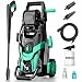 2026NEW Pressure Jet Washers 180bar, 450 l/h Electric Power Washers with Hose Reel, Foam Cannon & Adjustable 6-in-1 Nozzles, Area Coverage: 50㎡/h, Jet Washer for Fences, Cars, Patios and Driveway