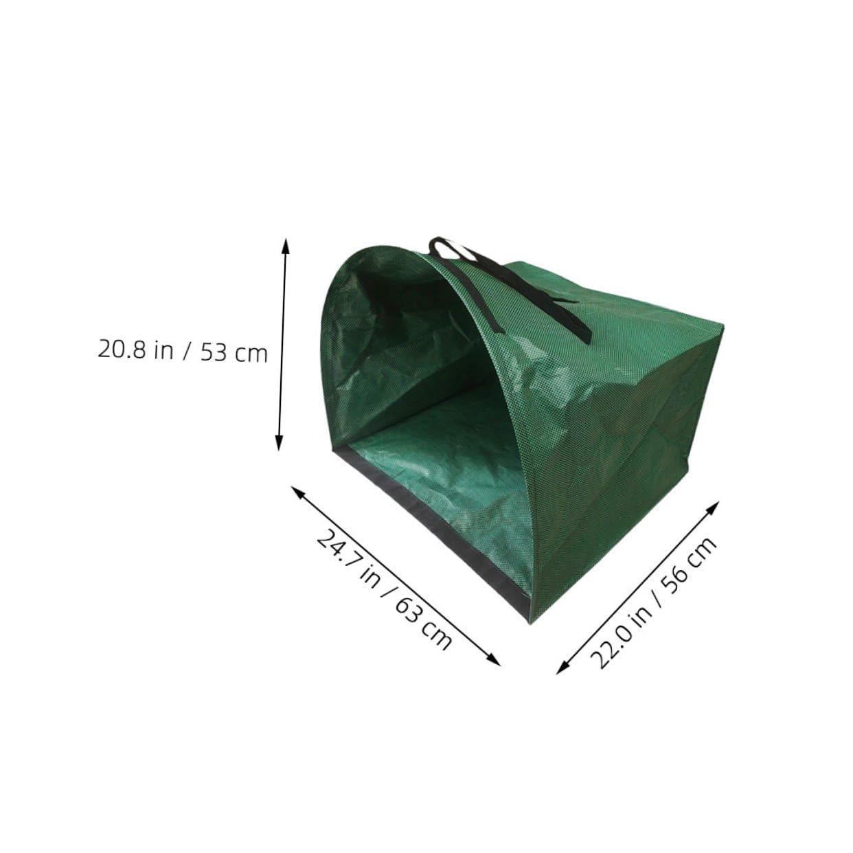 Großer Faltbarer Gartensack mit Hoher Kapazität Robustes Design Starke Griffe für Laub Grünabfall und Gartenarbeit Vielseitig Einsetzbar für Rasenpflege und Landschaftsbau