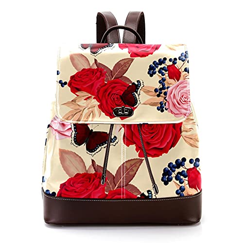 Mochila de cuero sintético con patrón de camuflaje verde militar, bolso de la escuela, Multicolor 08