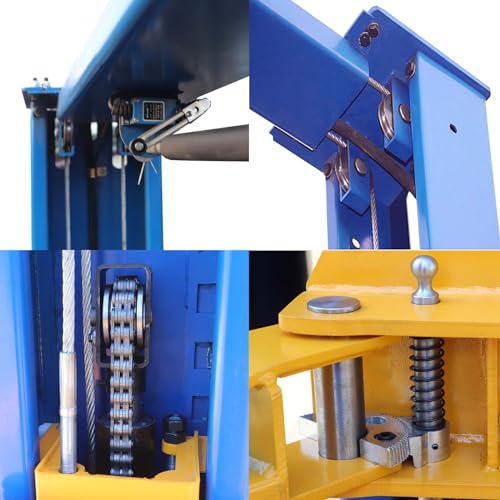 XK-10,000lbs Car Lift Auto Lift L1100 2 Post Lift Car Auto Truck Clear Floor Hoist / 36 Month Part Replacements