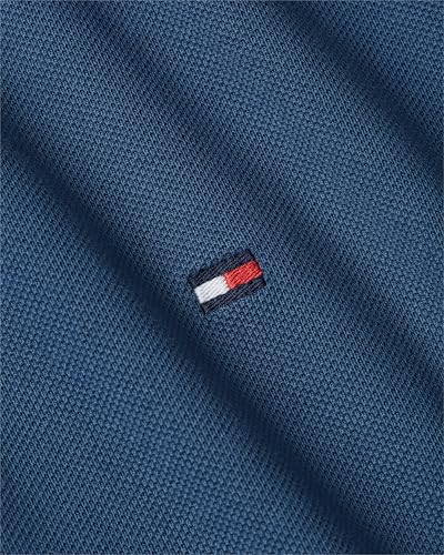 Image of Tommy Hilfiger Men's Short Sleeve Polo Shirts in Slim Fit with Stretch and Organic Pique Cotton