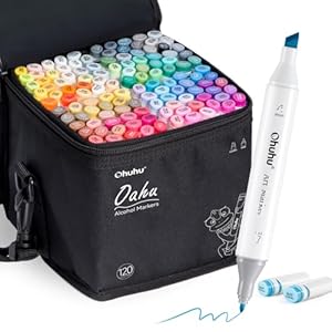 Ohuhu 120 Marker Stifte Oahu Serie