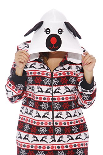 6253 - L Just Love Adult Onesie / Pajamas, Reindeer New, Large