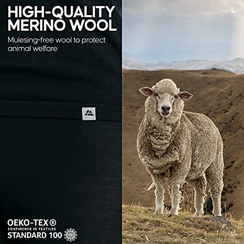 DANISH ENDURANCE Merino T-shirt voor heren, premium thermo-ondergoed, technisch activewear-T-shirt van merinowol, temperatuurregulerend, ademend, super zacht, vochtafvoerend - Image 4