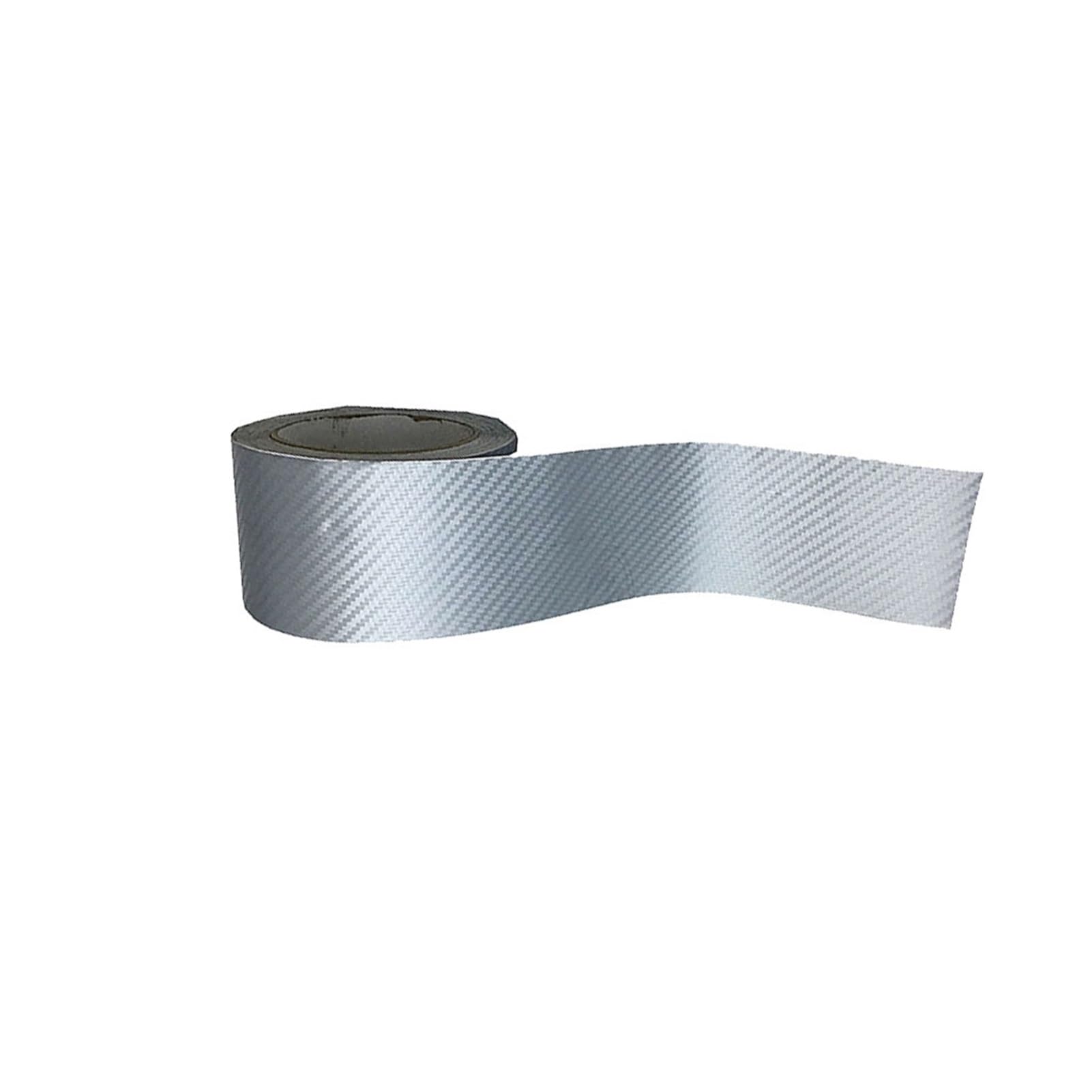 Beutee Silver 3D Carbon Fiber Sill Scuff Anti Scratch Threshold Car Sticker Decal Car Trunk Door Sill Tape Protection Film Waterproof (Color : )