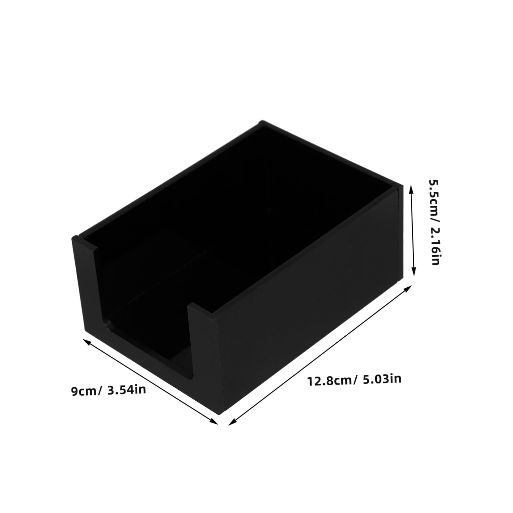 GRIRIW Tea Bag Storage Container Wooden Tea Organizer for Kitchen Counter Modern Design