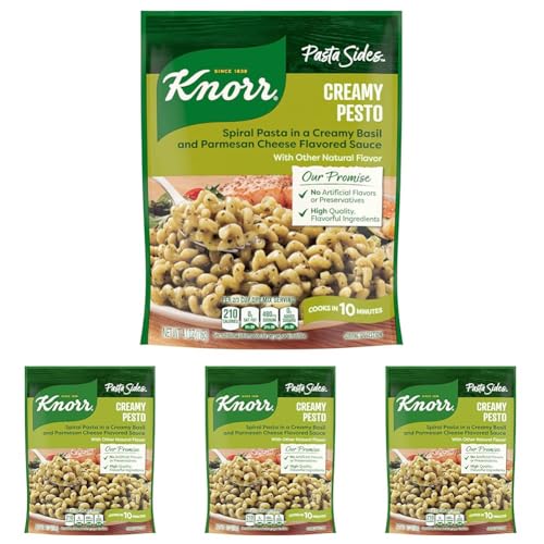 Image of Knorr Pasta Sides Creamy Pesto For Delicious Quick Pasta Side Dishes 4.1 oz (Pack of 4)