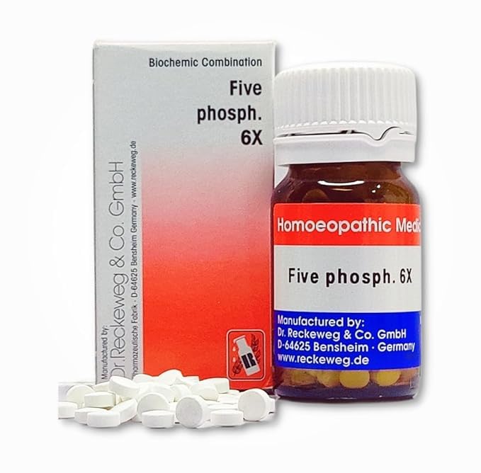 JUNSU Dr Reckeweg Five Phosph 6x Tablets || Five Phosphoricum 6x Tablet (20gram approx) (2)