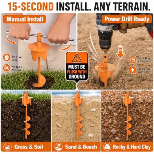 Tyalez 17" Heavy Duty Dog Tie Out Stake with 15 FT Cable & Buffer Rope by Tyalez - Used condition - Image 6