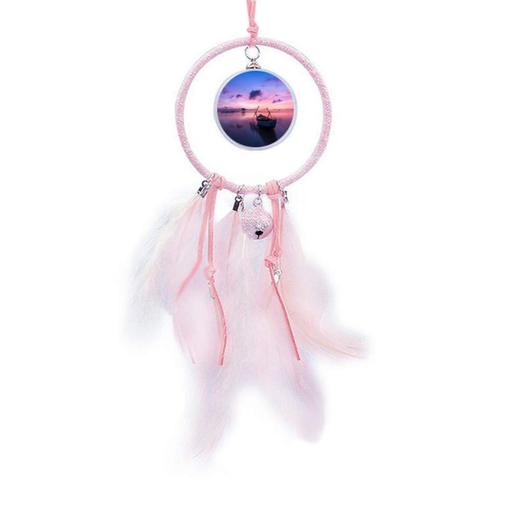 Atrapasueños de barco marino con campana pequeña para decoración natural