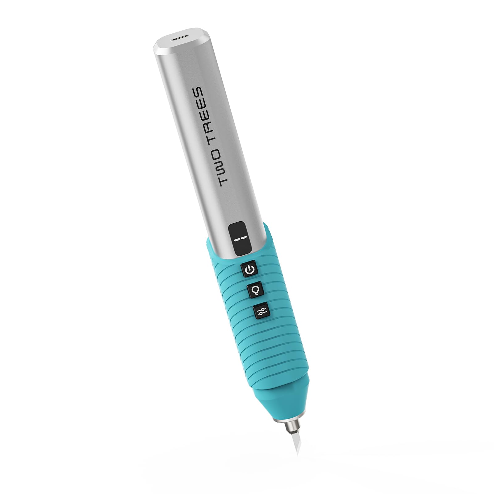 TwoTrees U2 Cutter Ultrason Sans Fil Avec Lumière LED, Vibration 40 kHz, Refroidissement Automatique, Rechargeable, Affichage Numérique, Outil De Gravure Pour Résine, Bois, Cuir