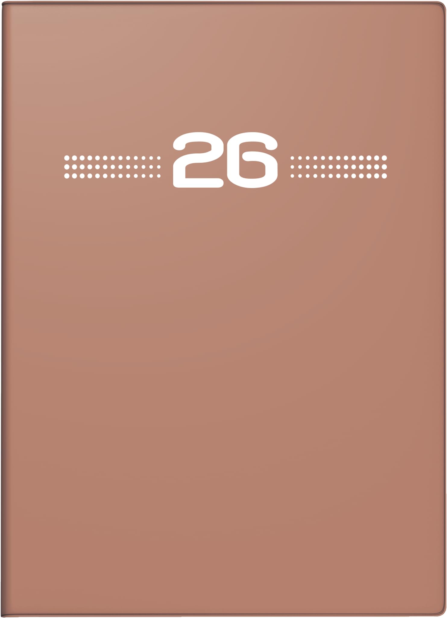 rido/idé Pocket Calendar Mod. perfect/Technik I 2026 | A6, Plastic, Caramel