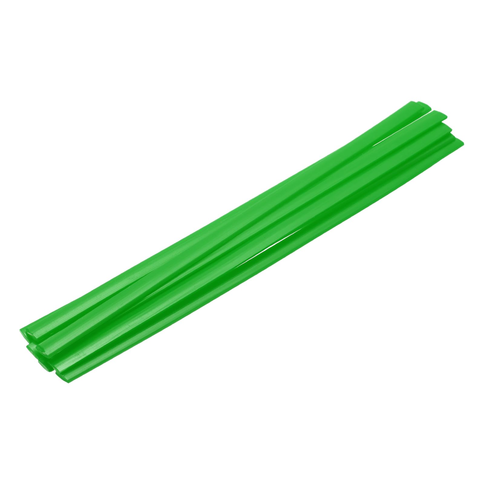 sourcing map 8pcs Green Plastic Welding Rods 9.5x250mm(0.4x10inch)