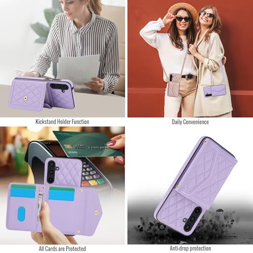 Coque Samsung Galaxy A55 5G avec protège-écran verre trempé et blocage RFID