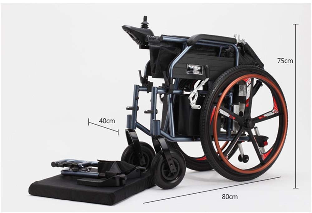 Silla de ruedas eléctrica, 2020 nuevas sillas de ruedas eléctricas plegables ultraligeras para adultos, sillas de ruedas eléctricas motorizadas todo terreno para exteriores