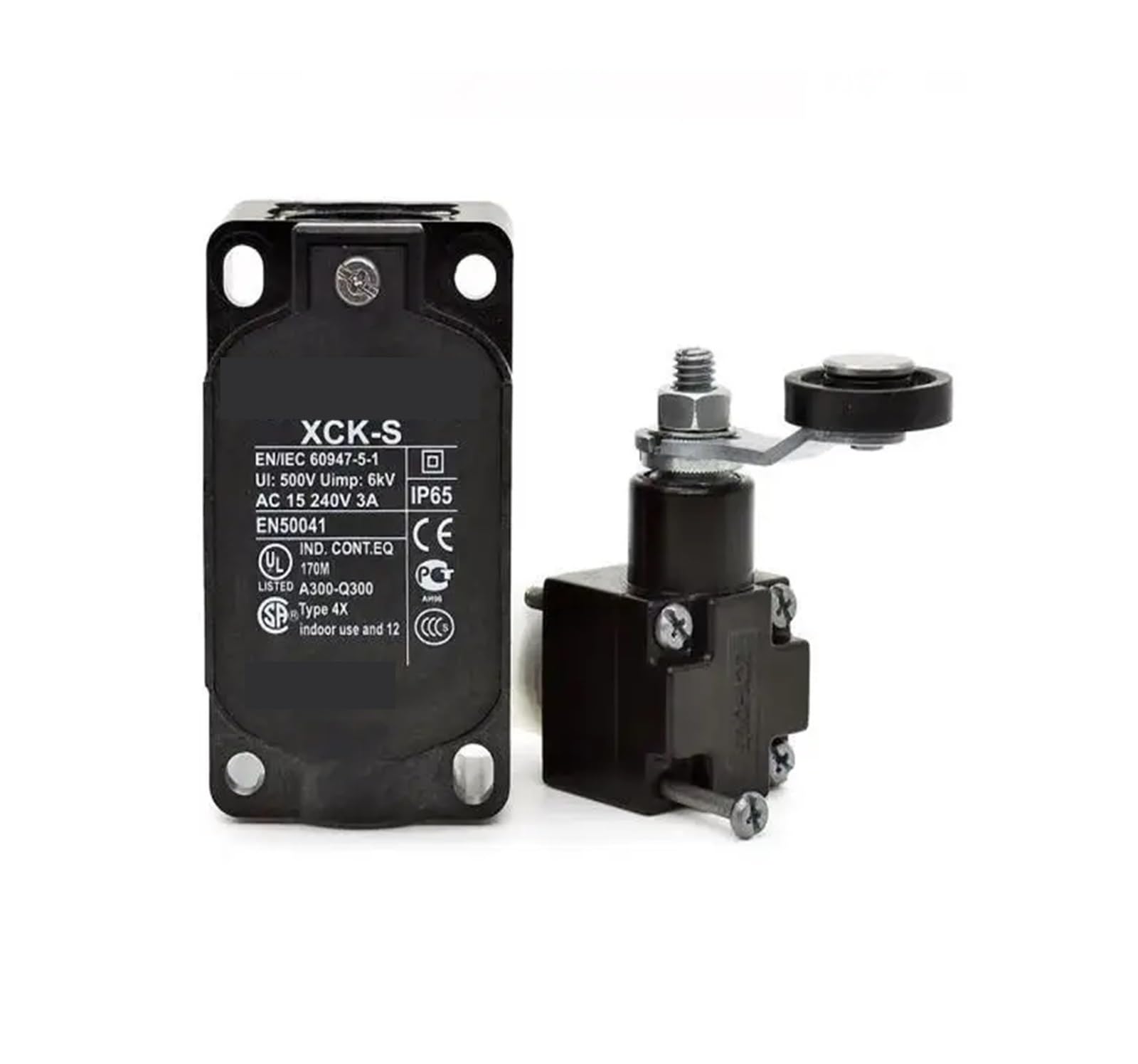 AARTERZZA Direct Action Travel Limit Switch Waterproof Mechanical Roller Type ZCKS1 Body+Multiple Head Options XCK-S(ZCKS1-ZCKY59)