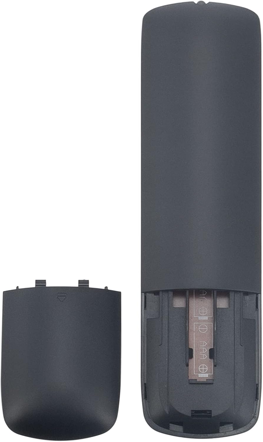 Back of VINABTY YKF348-001 remote control with battery compartment open