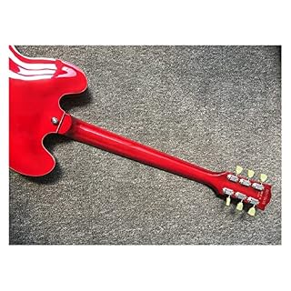 AMINIY Guitare électrique Touche en Bois de Rose en Bois Complet Acoustique Stringélectrique Guitare de Guitare Rouge… - Les Beatles, Paul McCartney, John Lennon, RIngo Starr, George Harrison AMINIY Guitare électrique Touche en Bois de Rose en Bois Complet Acoustique Stringélectrique Guitare de Guitare Rouge… – Image 7
