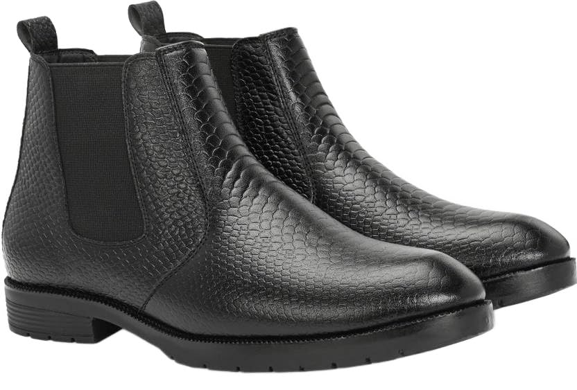 Chelsea Sport Shoes Black Synthetic Upper Airmix Sole Comfortable Durable for Mens Training-image-27