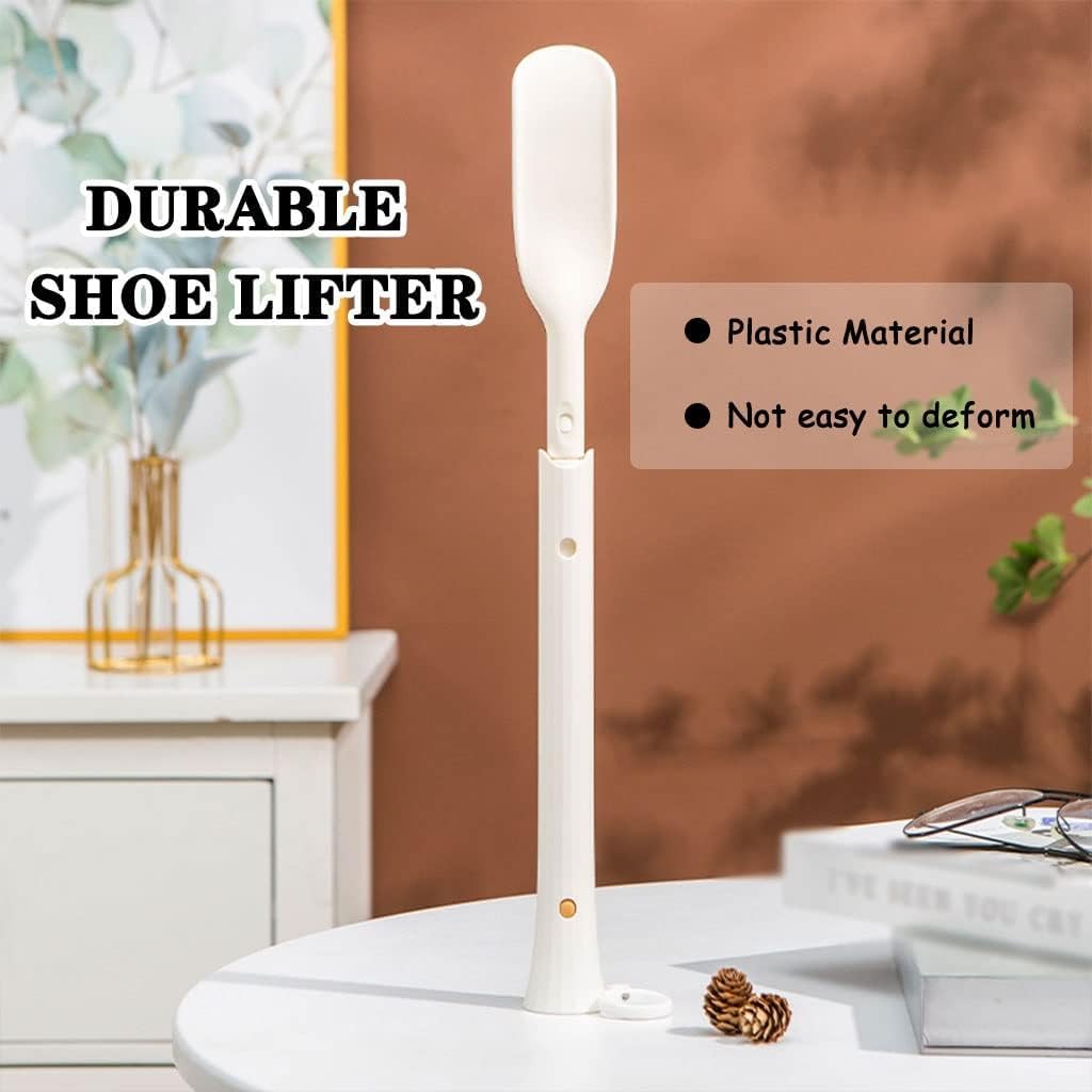 Calzador, Cuerno for Zapatos for Mujer, retráctil y liviano, Cuchara for fácil de Guardar con Lazo for Colgar, ayudante Compacto for Viaje, for zapatería, 41 70 cm * 2