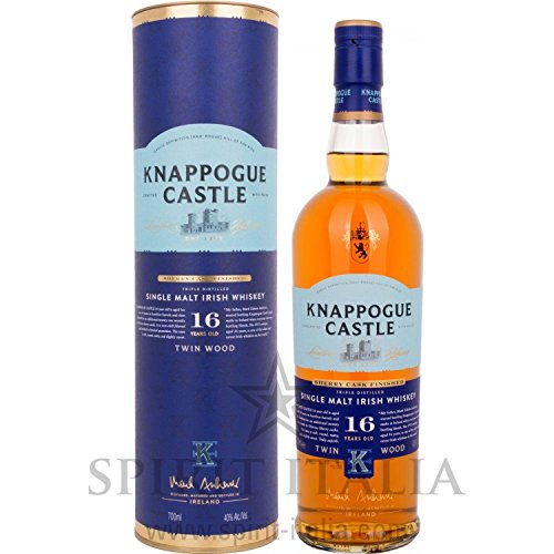 Knappogue Castle 16 Years Old Single Malt Twinwood Sherry Finish + GB 40,00% 0.7 l.