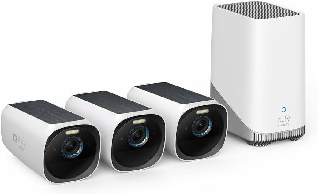 Caméra De Surveillance Arlo Essential 3 HD PTZ – WiFi Extérieure, Vision Nocturne Couleur, Sirène, Audio Bidirectionnel – 2 Caméras