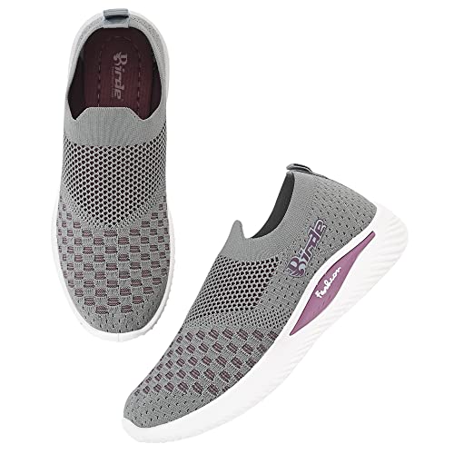 Image of Birde Women Knitting Upper Women PVC Casual Shoes for Women Walking Shoes
