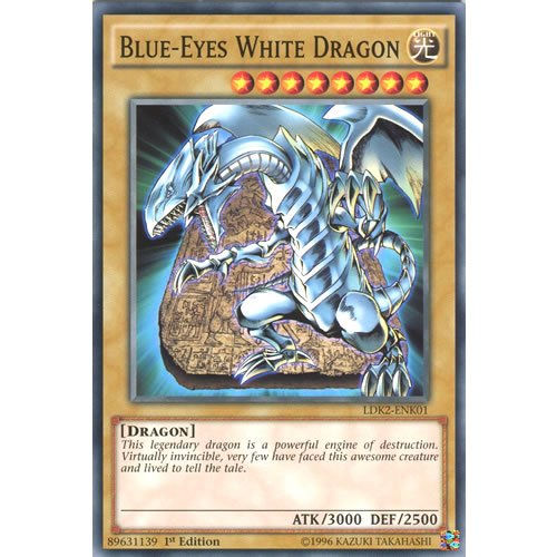 Amazon.com: YuGiOh : LDK2-ENK01 Limited Ed Blue-Eyes White
