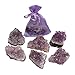 Produktbild 6 Stück Amethyst Drusen Stücke Natur gewachsen und Natur belassen Give away Geschenk Mitbringsel (4586)