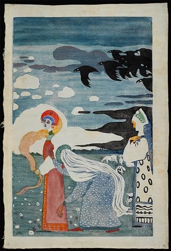 Art Mural Les Corbeaux de Kandinsky pour Sublimer Votre Salon Moderne