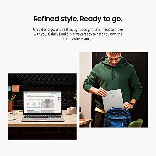 Samsung 15.6” Galaxy Book3 Laptop Computer, 13Th Gen Intel Core I7-1355U Processor / 16 Gb / 512Gb, Thin And Light, Fhd Screen, Fingerprint Reader, Hd Webcam, 2023 Model, Np750Xfg-Kb2Us, Silver #TOP6